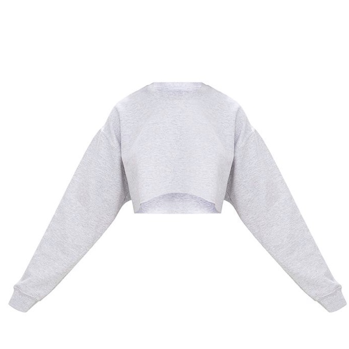 Ash Grey Ultimate Cropped Sweater