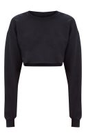 Black Ultimate Cropped Sweater